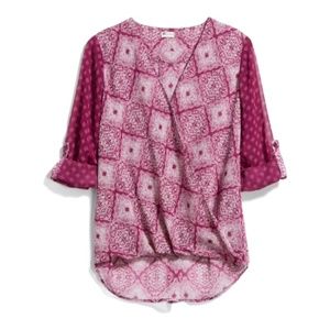 NWT - Kut from the Kloth Shannay Crossfront Blouse - Size XS